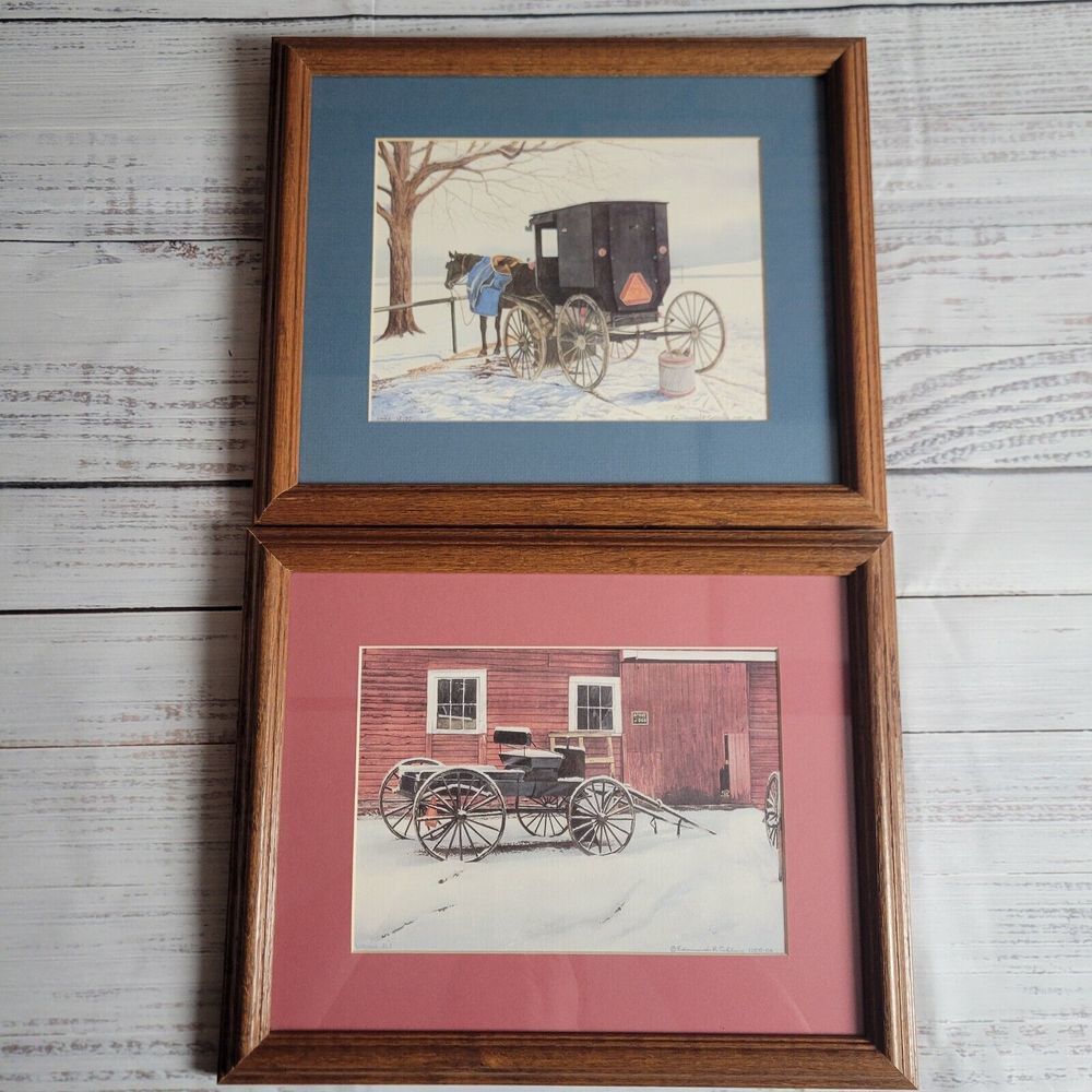 Edmund Collins Art‎ False Advertising & Waiting Limited Edition Signed Dated Art